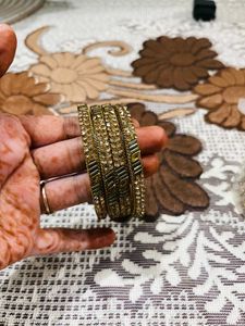Golden Bangle Set