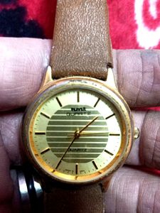 This Is  23 Kart Gold Plated Watch