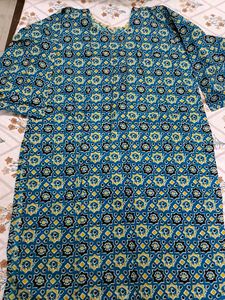 3pc Cotton Suit- Seag