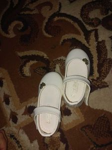 White Sandals For Baby Girl
