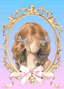 Iridescent Shiny Light Lavender Bow Adornment