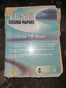 ICSE Solved Papers – Class 10