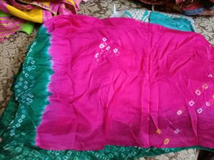 New Unused Chiffon Rajputani Bandhani Poshak
