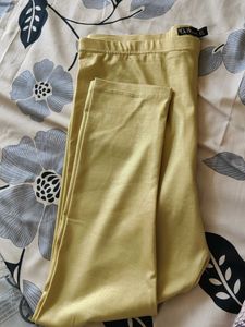 Golden Yellow Leggings For Sale