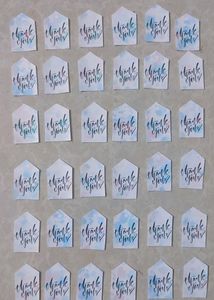 Thank You Stickers Pentagon Shape ((PACK Of 36))