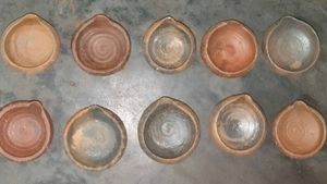 Mitti Diya 🪔 Handmade Clay Oil Lamps (Set of 10)