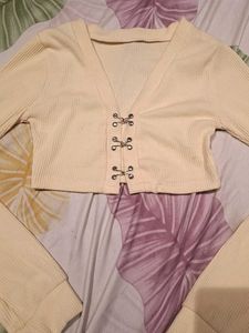 Cropped Long Sleeve Top/Jacket