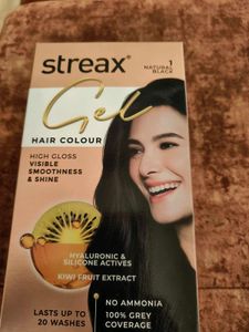 Streax Gel Hair Colour - Black
