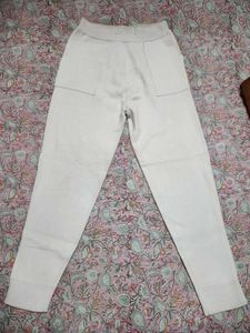 Woolen Beige Pants
