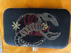Scorpio Beaded Clutch