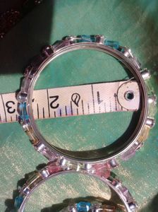 Colorful Crystal Bangle Set