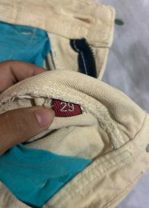 Wide Leg Beige Pants