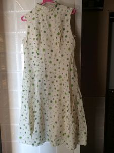 Off white Colour Mini Dress