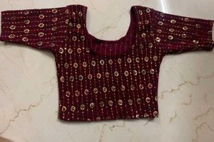 Maroon Designer Blouse