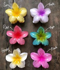 Trendy Flower Hair Claw Clips