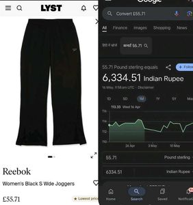 REEBOK Wide-leg Plazzo Trouser/Track Pants