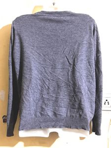 Grey Long Sleeve Top