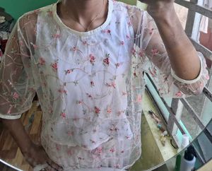 Floral Embroidered Top