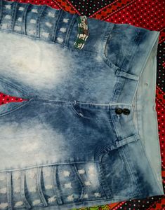 Ankle Length With 2 Button Jeans