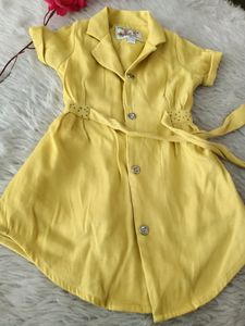 Peppermint Kids Yellow Dress