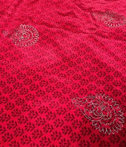 pretty Red saree ♥️🔥