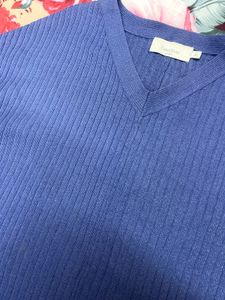 Blue Knit Sweater