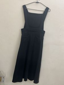 Pure Black Warm Middie Dress