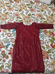 Stylish Kurti With Mirror Work