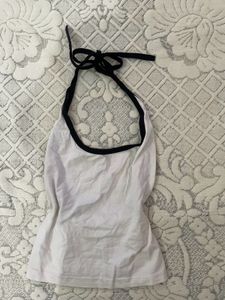 Comfy White Halter Neck Top
