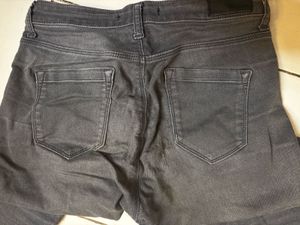 three Black And Pink Denims