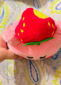 Kirby Plush with Strawberry Hat