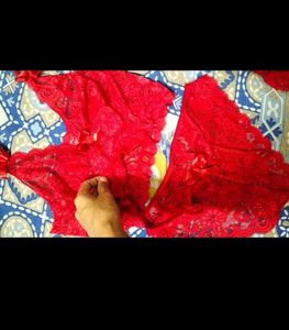 Red Sexy Bra And Panty