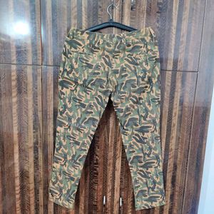 Army Print Chinos
