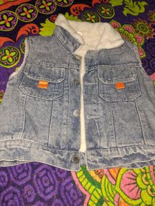 sale🎊🎆🎄🎉Denim Vest with Sherpa Lining