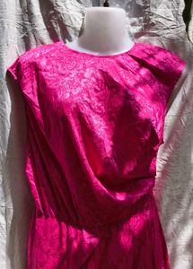 I. Pink Midi Dress