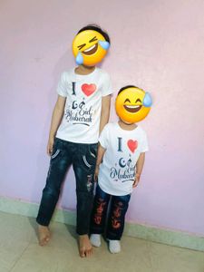 Eid Mubarak TShirt Combo Of TWo