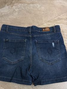 Denim Distressed Shorts