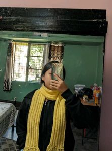Handmade Yellow crochet muffler 🧣