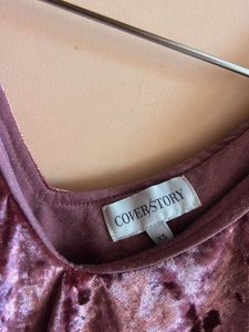 Velvet Cold Shoulder Dress