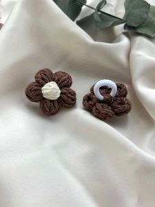 Flower Hair Tie Set - Handmade