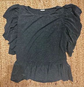 Sparkly Ruffle Top