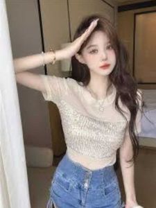 Trendy Sheer Crop Top