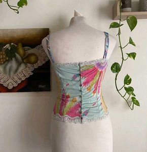 Floral Patchwork Top