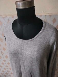 Gray Long Sleeve Tunic