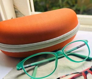 Reading Glasses With Green Frames