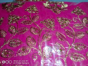 New Jari. Black Border Saari..full. Saari Borde