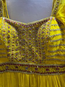 Yellow Anarkali