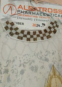 Gown With Double Shade Material