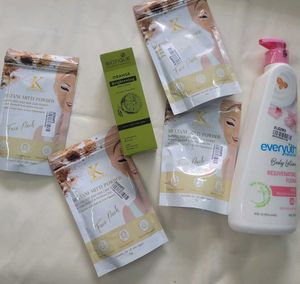 Face And Body Lotion & Multani Mitti