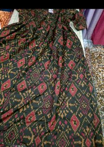 Ikkat Print Dress/Kurta